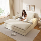 Modern Oversized Double Chaise Lounge Chair