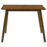 Aston - 5 Piece Counter Height Dining Set With Bent Backs And Upholstered Seats - Walnut
