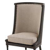 Kingsley - Occasional Chair - Black / Beige