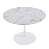 Round Tulip Table, Pedestal Design