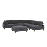 Modern Modular Sectional With Adjustable Back Support