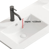 Bathroom Sink, Countertop Wash Basin For Bathroom