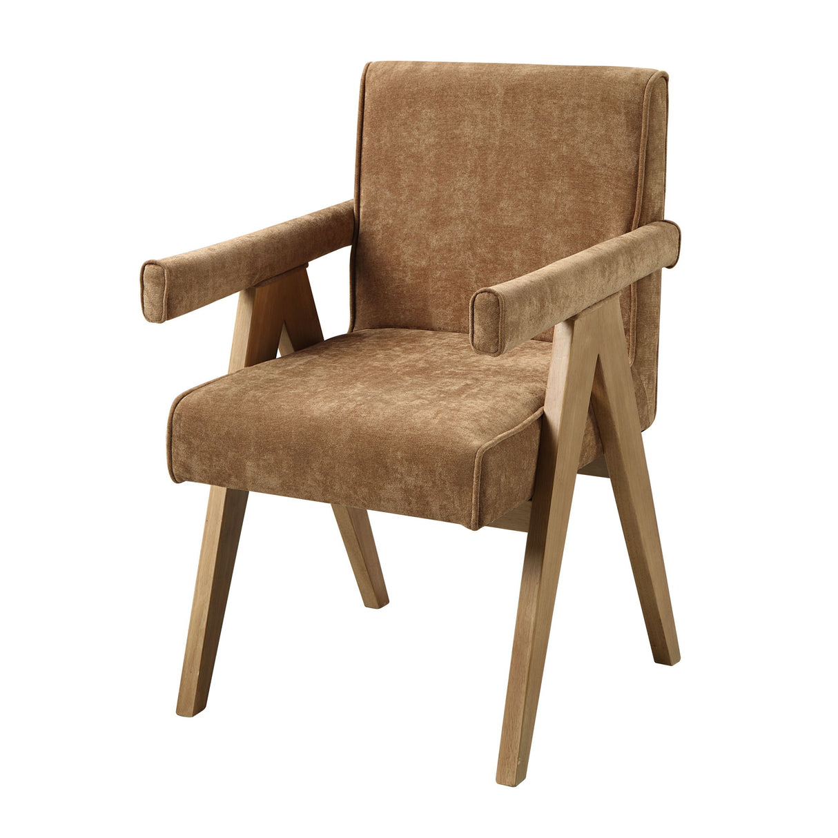 Zoey - Arm Chair (Set of 2) - Chocolate