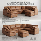 Deep Modular Cloud Sofa, Freely Configurable
