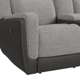 Hornet - 3 Piece Motion Sectional Set With Console And 2 Recliners