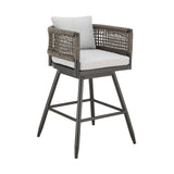 Alegria - Outdoor Patio Swivel Counter Stool Set