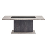 Dining Table, Fits Up To 6 People - Gray