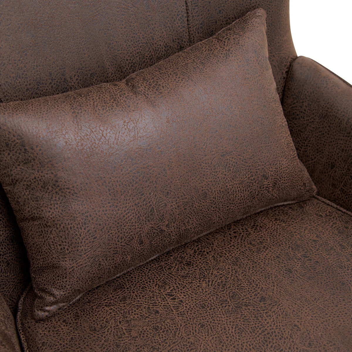 Leisure Chair With Curved Backrest