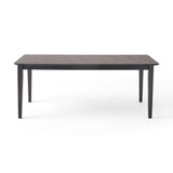 Farmhouse Charm Dining Table With Square Leg