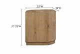 Pagosa - Accent Table - English Knotty Oak