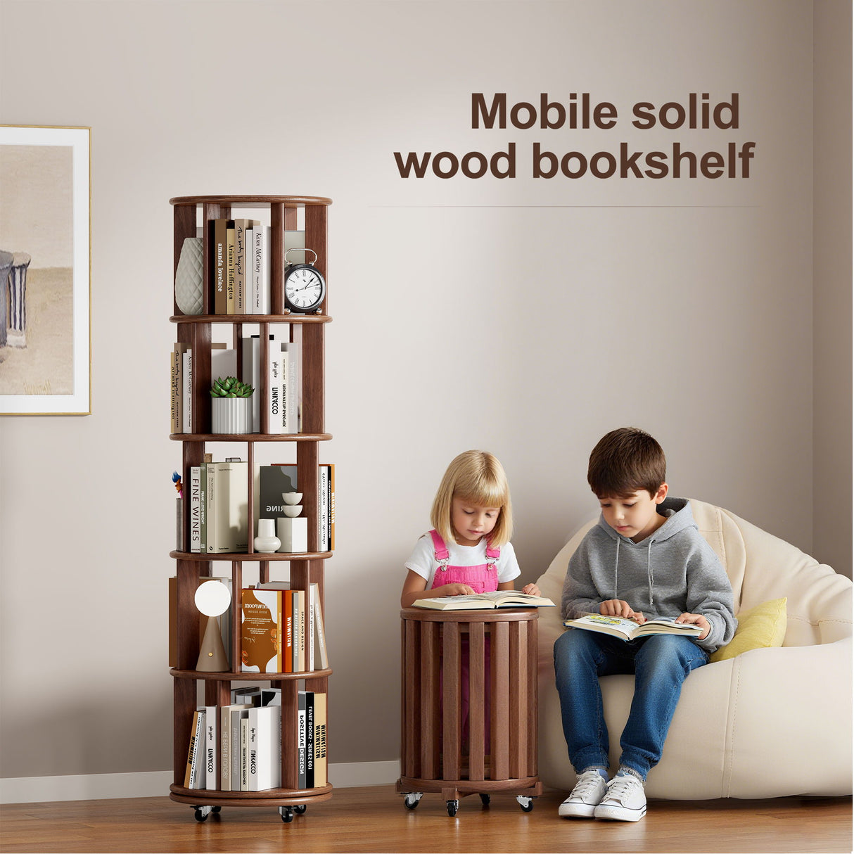 Multi Functional Double Layer Bookshelf