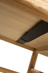 Osborne - Leather Bench - Black / Light Brown