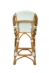 Jade - Counter Stool - White / Light Brown