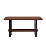 Compact Dining Table - Walnut / Black