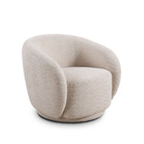 Swivel Accent Upholstered Barrel Chair