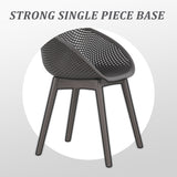 Modern Lounge Chair Set With Round Table
