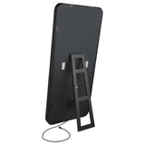 Villancourt - LED Standing Mirror With Speakers - Black