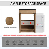 Freestanding Bathroom Vanity & Sink And Storage Cabinets, Soft Closing Doors