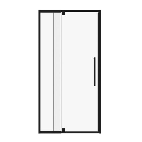 Semi-Frameless Pivot Hinged Shower Door, Reversible Design