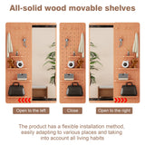 Wall Mounted Full Length Mirror With Shelf And Hook