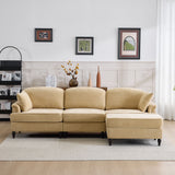 Cloud Sofa With Removable Ruffled Skirt With Ottoman And Flared Arms