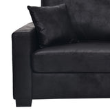 2 Seater Sofa, 2 Throw Pillows For Living Room