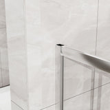 Corner Sliding Shower Door & Base Combo No Drain Kit