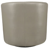 Swivel Armchair With Barrel-Back Design