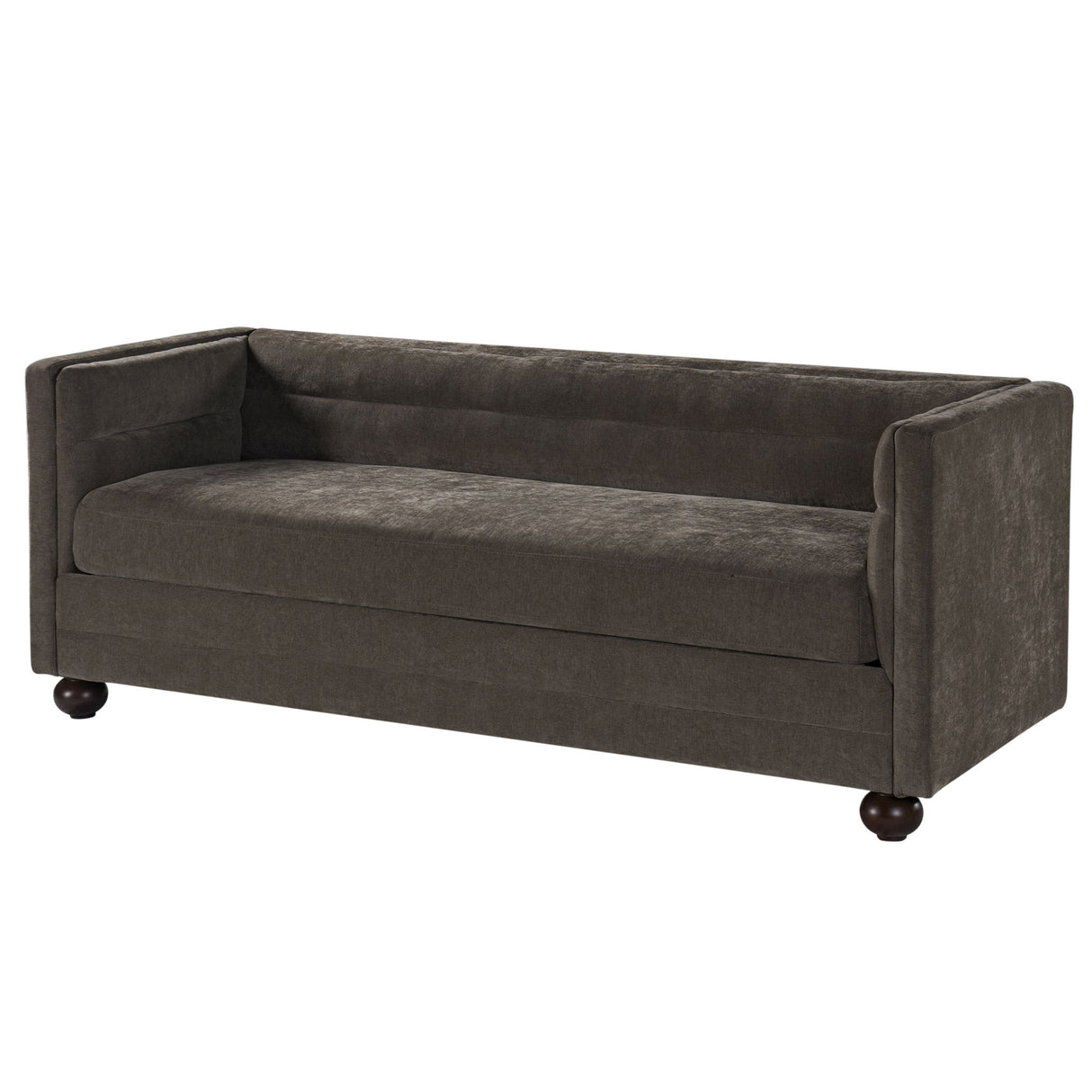 3 Seater Sofa Upholstery With Square Arms, Living Room Couch
