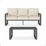 Modern Outdoor Sofa Set With Coffee Table