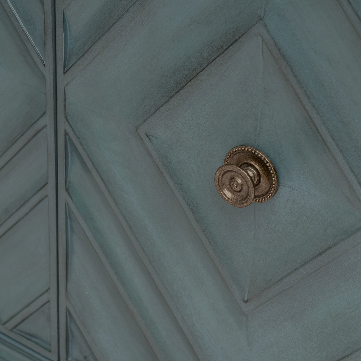 Dian Diamond Blue 2 Door Cabinet