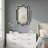 Diamond Wall Mirror - Silver