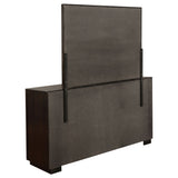 Prescott - 8 Drawer Dresser With Mirror - Smoked Peppercorn Brown