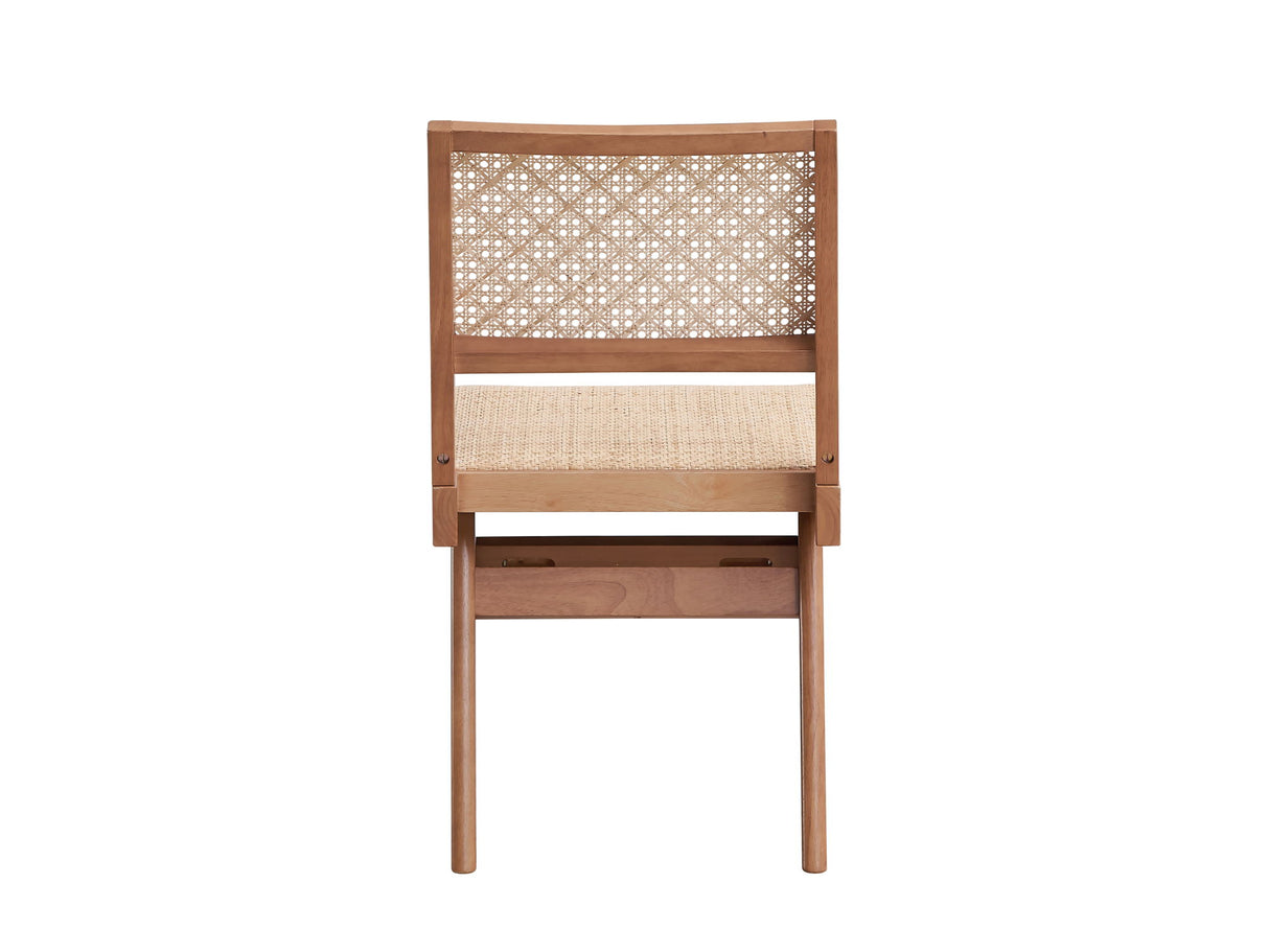 Velentina - Rattan Side Chair (Set of 2) - Natural - Chair Sets - Alpine Outlets