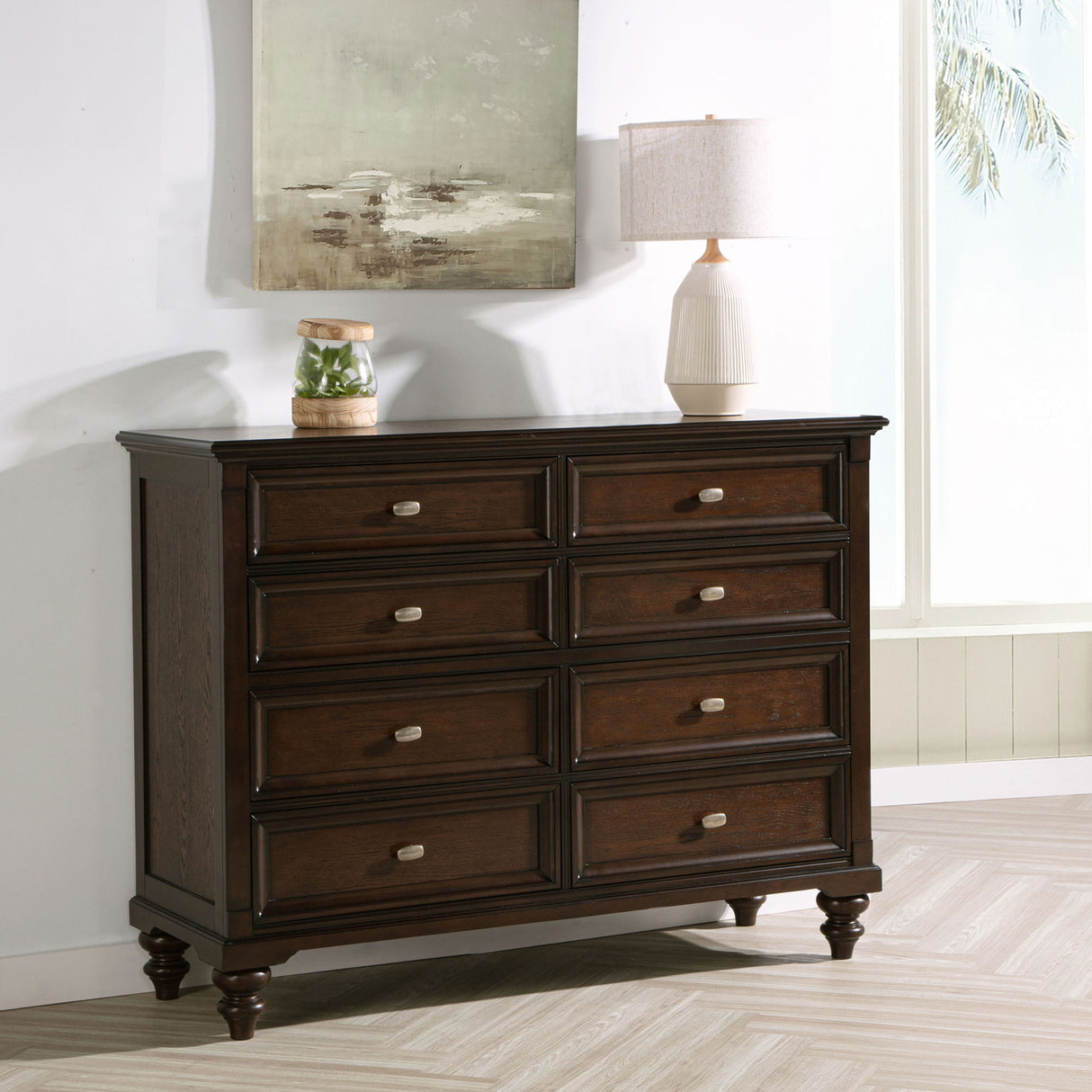 Berwick - 8 Drawer Dresser Cabinet With Felt Lined Drawers
