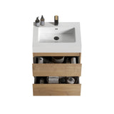 Alice - Bathroom Vanity With Sink, Large Storage Wall Mounted Floating Bathroom Vanity For Modern Bathroom