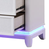 Opium - 5 Drawer Chest - White