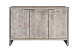Accent Cabinet Sideboard Buffet Wooden Storage Server in Light Brown