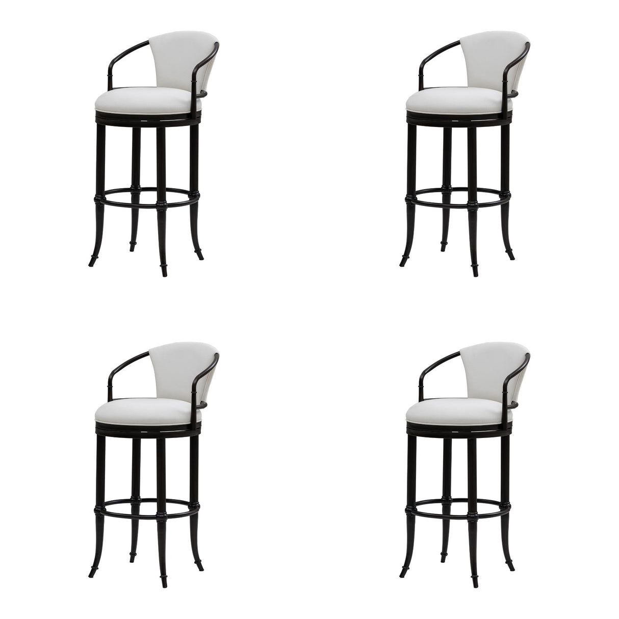 Otis - Upholstered Swivel Bar Height Barstool