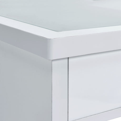 Ariana - Complete Vanity With Lightbulbs - Glossy White