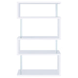 Elias - 4 Shelf Bookshelf With Zigzag Design