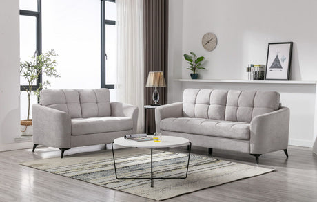 Callie - Woven Fabric Living Room Set - 3 Piece Living Room Sets - Alpine Outlets