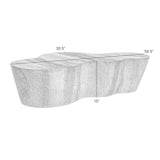 Velora - Indoor Outdoor Coffee Table - Oasis Concrete Finish