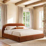Archie Puffy Grounded - Upholstered Platform Bed