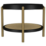 Benson - Round Table With Storage Shelf