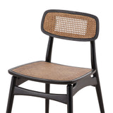 Macie - Side Chair (Set of 2) - Black / Light Brown