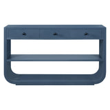 Console Table With 3 Soft Close Drawers & 2 Open Shelves