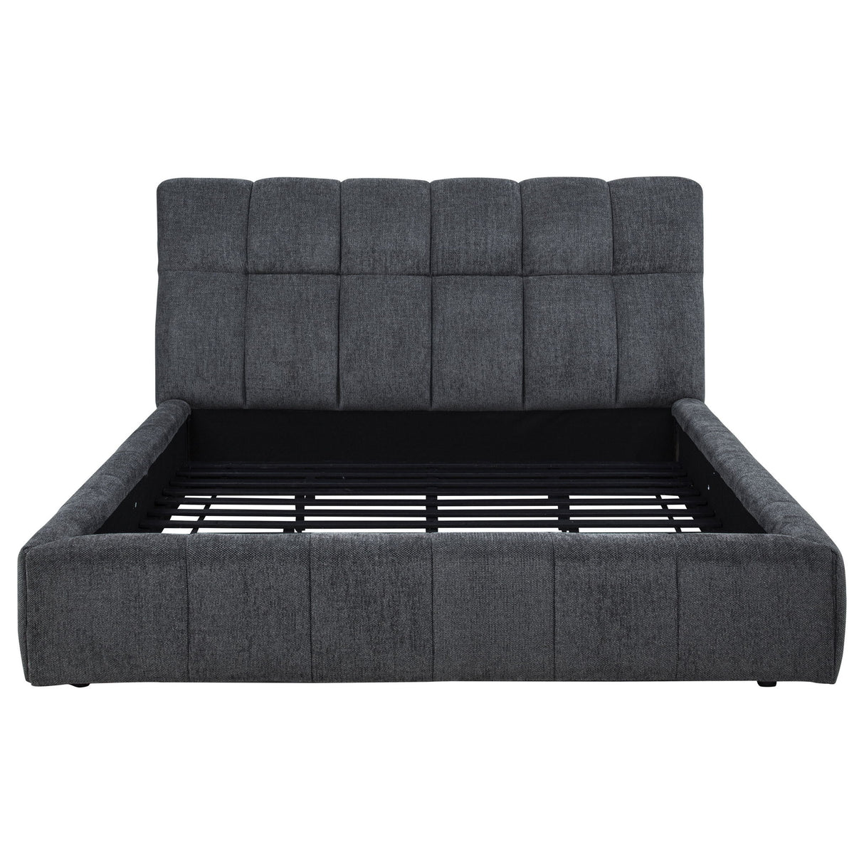 Branson - Platform Bed With Tufted Headboard