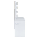 Amia - Complete Vanity With Lightbulbs - Glossy White