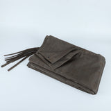 13' X 7.7' Outdoor Pergola Sun Shade Cover Cloth Patio Canopy Hdpe Permeable With Grommets - Brown